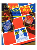 "Election Checkerboard " Saturday Evening Post Cover  September 14  1940
