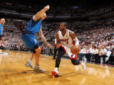 Dallas Mavericks v Miami Heat - Game Six  Miami  FL - June 12: Dwyane Wade and Brian Cardinal