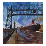 "Ore Barge " June 14  1947