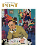 "No Quiet for Daddyo " Saturday Evening Post Cover  May 14  1960