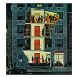 "Party Holding Up the Elevator " February 25  1961