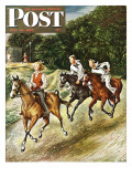 "Sailors on Girl Chase " Saturday Evening Post Cover  July 10  1948
