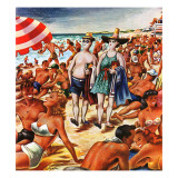 "Palefaces at the Beach " July 27  1946