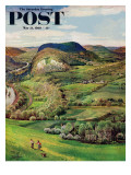 "Green Moutains " Saturday Evening Post Cover  May 21  1960