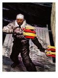 "Flight Controller on Aircraft Carrier " June 12  1943