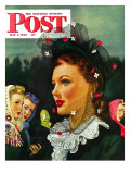 "War Widow " Saturday Evening Post Cover  May 1  1943