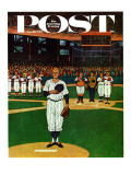 "Baseball Fight " Saturday Evening Post Cover  April 28  1962