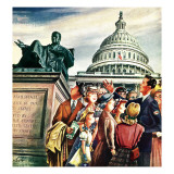 "Tourists in Washington D C " August 7  1948