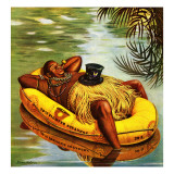 "Native in Army Raft " December 1  1945