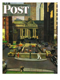 "Pershing Square " Saturday Evening Post Cover  May 19  1945