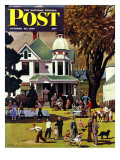 "Family Reunion " Saturday Evening Post Cover  October 20  1945