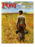 "Amber Waves of Grain " Saturday Evening Post Cover  September 8  1945