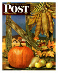 "Fall Harvest " Saturday Evening Post Cover  October 27  1945