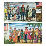 "First Vote in the New States " November 12  1960