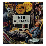 "Men Working " April 12  1947