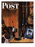 "Patient Dog " Saturday Evening Post Cover  December 12  1942