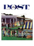"Wedding Reception " Saturday Evening Post Cover  June 9  1962