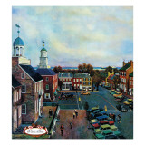 "Town Square  New Castle Delaware " March 17  1962