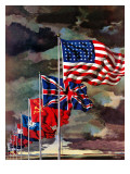"Allied Forces Flags " July 3  1943