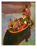 "Canoe Fishing Trip " July 12  1947