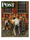"School Pictures " Saturday Evening Post Cover  June 15  1946