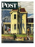 "Spring Cleaning " Saturday Evening Post Cover  March 26  1949