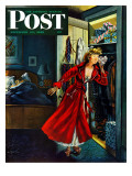 "Hidden Gifts " Saturday Evening Post Cover  December 10  1949