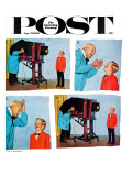 "Smile for the Photographer " Saturday Evening Post Cover  April 21  1962