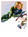 "Tumble from Sled " January 27  1940