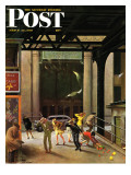 "Windy City " Saturday Evening Post Cover  March 23  1946