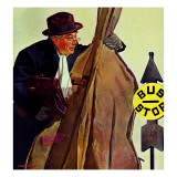 "Bass Fiddle at Bus Stop " January 22  1944