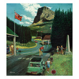 "US/Canadian Border at Waterton-Glacier " August 5  1961