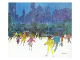 "Ice Skating in Central Park " January 5  1963