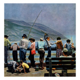 "Pier Fishing " August 13  1949