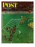 "Third Down  Goal to Go " Saturday Evening Post Cover  October 15  1949
