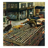 "Turkey Loose Atop Truck " November 27  1948