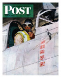 "Fighter Pilot " Saturday Evening Post Cover  May 22  1943