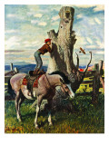 "Boy on Horse " July 30  1949