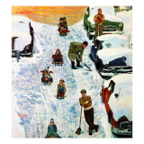 "Sledding and Digging Out " January 28  1961