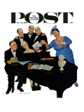 "The Fat Lady Sings " Saturday Evening Post Cover  December 16  1961