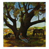 "Sleeping Farmer " August 23  1947