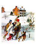 "Ice-Skating in the Country " December 1  1971