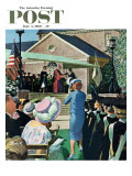 "College Graduation " Saturday Evening Post Cover  June 4  1960
