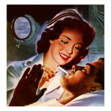 "Lighting His Cigarette " October 23  1943