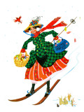 "Skiing Woman " Jan/Feb 84