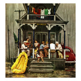 "Rainy Day at Beach Rental " July 31  1948