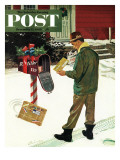 "Merry Christmas from the IRS " Saturday Evening Post Cover  December 17  1960