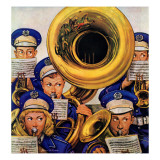 "March Band at Football Game " October 19  1946