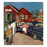 "Flat Tire at the Commuter Station " November 26  1960