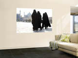 Muslim Women Walking Towards Imam Mosque